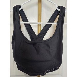 Under Armour Sports Bra Womens Black Plus Size 2X